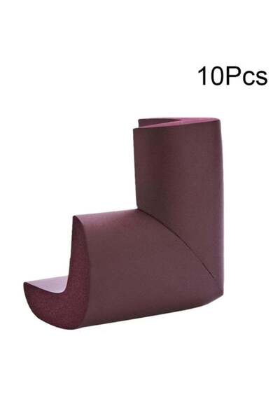 BabySafe Set Of 10 Furniture Corner Bump Guards - Brown