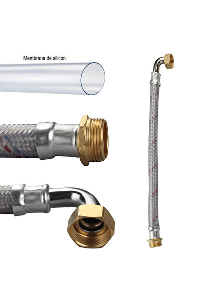 elefant Racord cu husa PVC presiune antivibrant pentru hidrofor , 1", lungime...