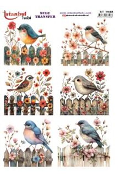 İstanbul Hobi ورق نقل مائي 25x35 سم ST-1548