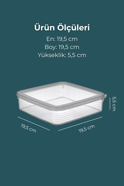 grimorlife 12 Pieces 1.6 Liter Refrigerator Organizer Storage Container - Freezer Storage Container
