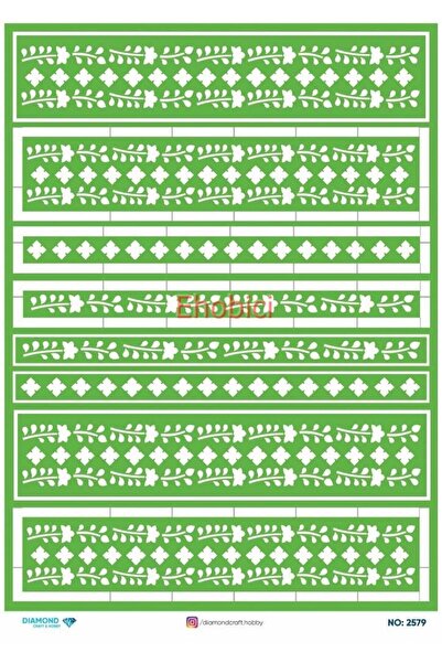 ehobici ورق ديكور من النحاس الماسي - 2579