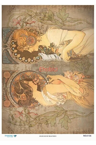 ehobici Diamond Pirinç Dekopaj Kağıdı - 5136