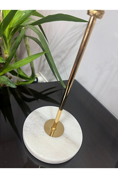 Santara Gold Natural Marble Based Roll Towel Holder