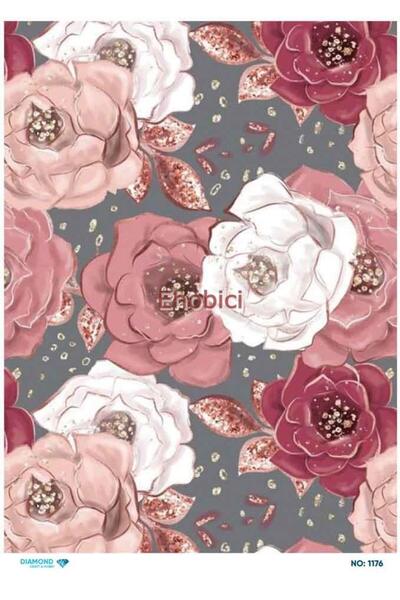 ehobici ورق ديكور نحاسي ماسي - 1176