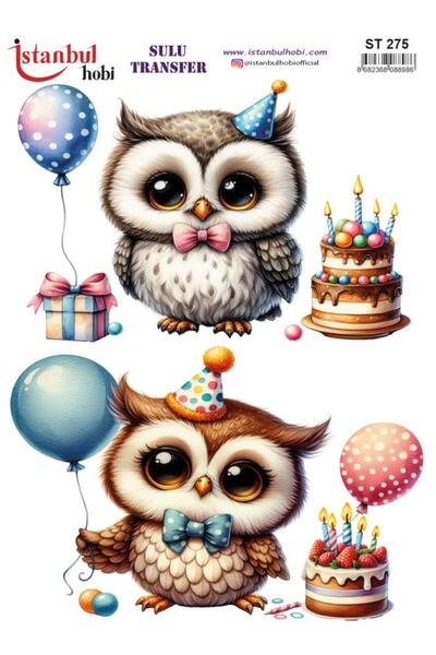 İstanbul Hobi ورق نقل مائي 25×35 سم ST-275