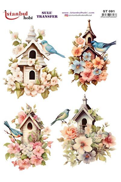 İstanbul Hobi ورق نقل مائي 25x35 سم ST-091