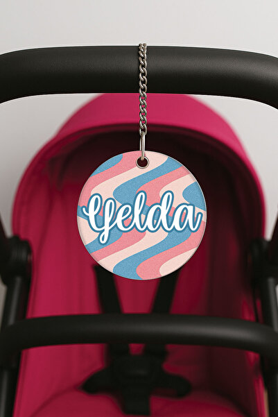 Cekuonline إكسسوار زخرفي مطبوع من البليكسي لعربة الأطفال - 10×10 سم BABY8