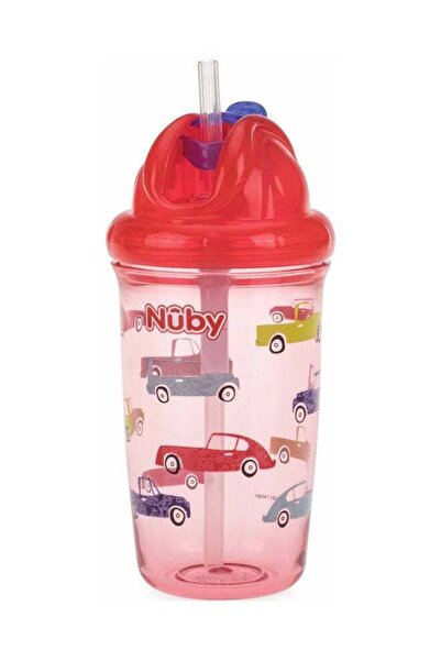 Nuby Flip-It Sippy Cup - Clear/Red/Blue