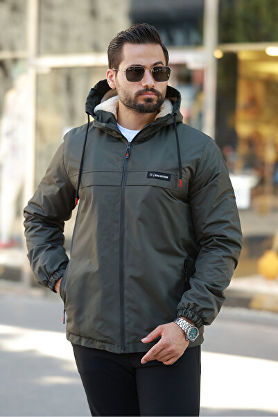 BOYS MANS Men's Jacket Winter Coat Premium Fur Coat