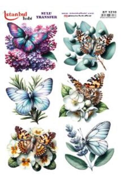 İstanbul Hobi ورق نقل مائي 25×35 سم ST-1210