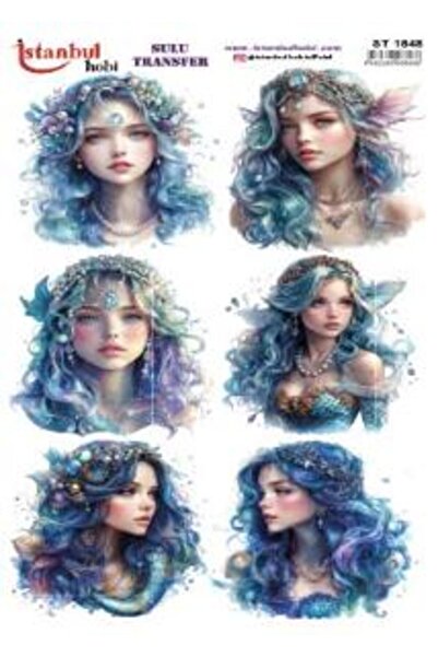 İstanbul Hobi ورق نقل مائي 25×35 سم ST-1848