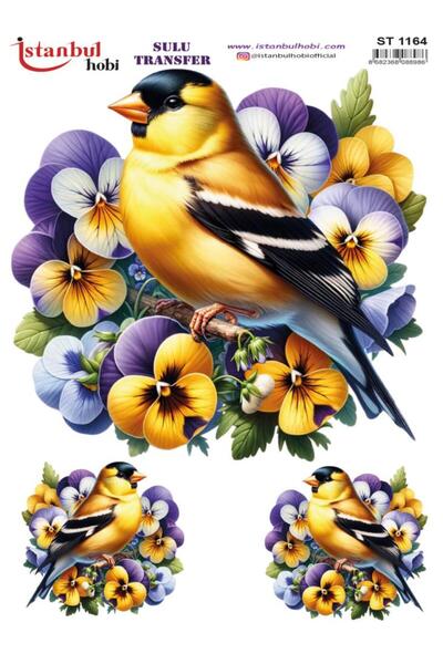 İstanbul Hobi ورق نقل مائي 25x35 سم ST-1164