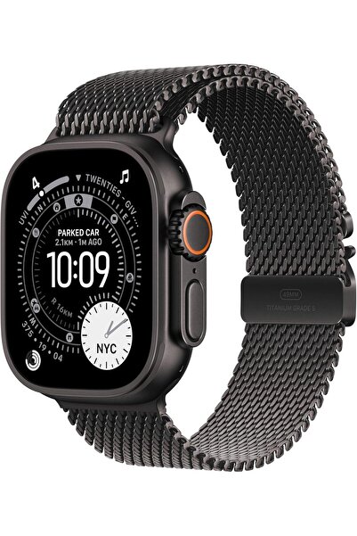 Apple Watch Ultra 3 GPS + Cellular 49mm Black Titanium Case with Black Titani...