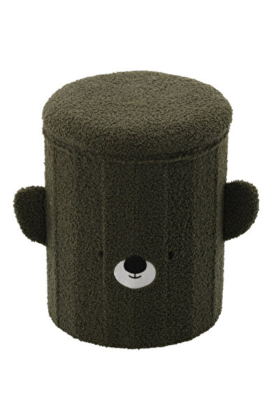 OEM Taburet pentru copii, pliabil cu spatiu depozitare, 80kg, 28×34 cm, verde