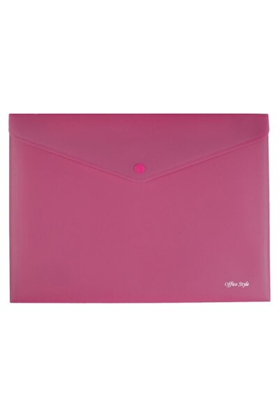 ANTBRO A4 Folder with Snap - Soft-Touch Plastic (Cherry)