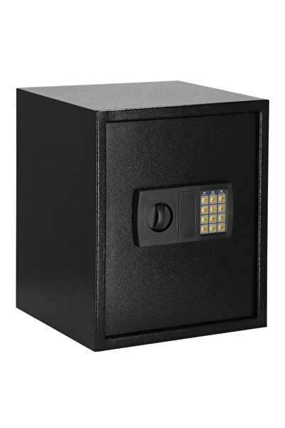 SERSIMO Seif electronic standard cu combinație și cheie, 415x350x310 mm, negru