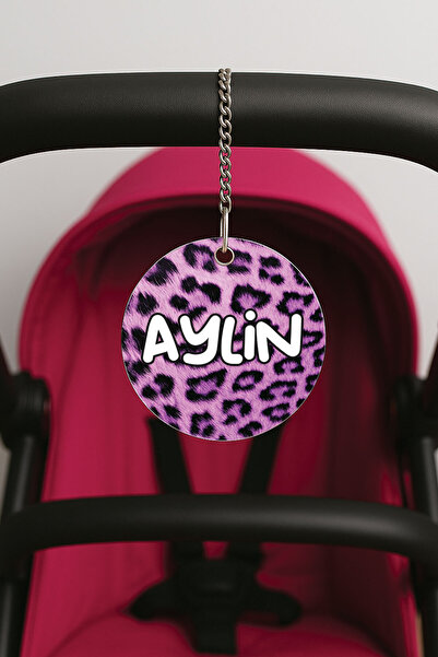 Cekuonline زينة معلقة من البليكسي بتصميم مطبوع لعربة الأطفال - 10×10 سم BABY1