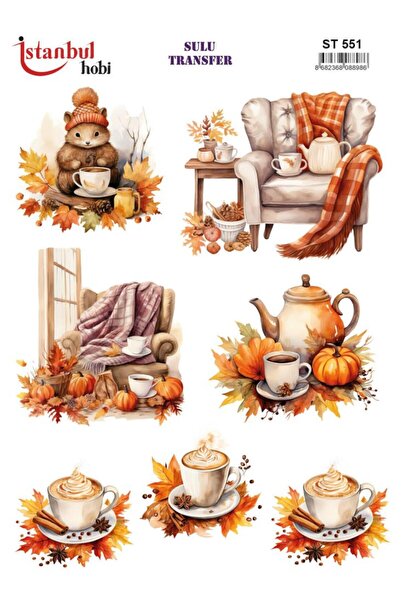 İstanbul Hobi ورق نقل مائي 25×35 سم ST-551