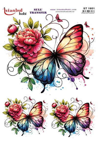 İstanbul Hobi ورق نقل مائي 25×35 سم ST-1951