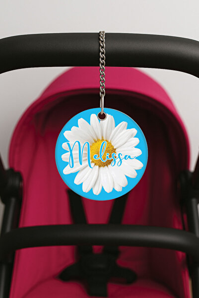 Cekuonline زخرفة مطبوعة على شكل حزام من البليكسي لعربة الأطفال - 10x10 سم طباعة بالأشعة فوق البنفسجية 71