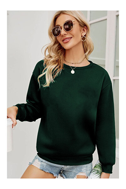 uyguntarz Unisex Be Yourself Printed Design Oversize Sweatshirt