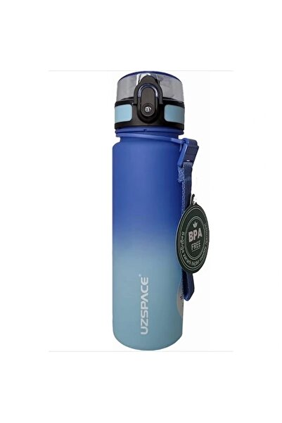 Uzspace 3026-6 TRITAN SOFT TOUCH MATARA PİPETSİZ 500 ML GRADIENT RENK DARK BLUE- DARK BLUE