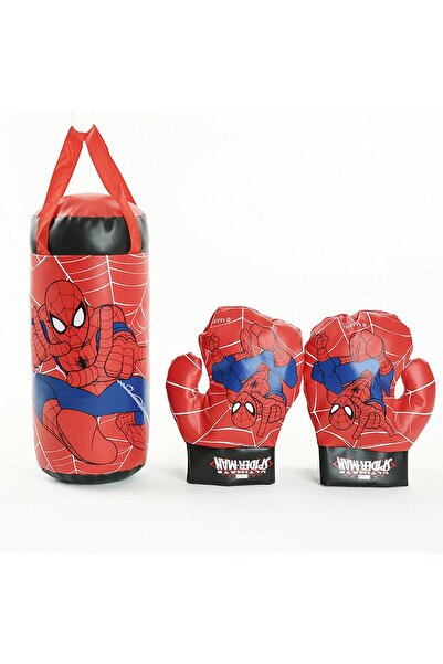 REZZOSS حقيبة برج الملاكمة للأطفال، ألعاب ملاكمة خارجية، لعبة سبايدرمان، قفاز...