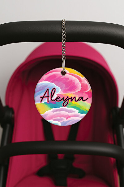 Cekuonline زخرفة مطبوعة من البليكسي للعربة مع حزام - 10×10 سم موديل 14