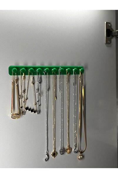 3DreaMaker Takı Kanca Rayı Organizer Askılık 10 Bölmeli Askılık