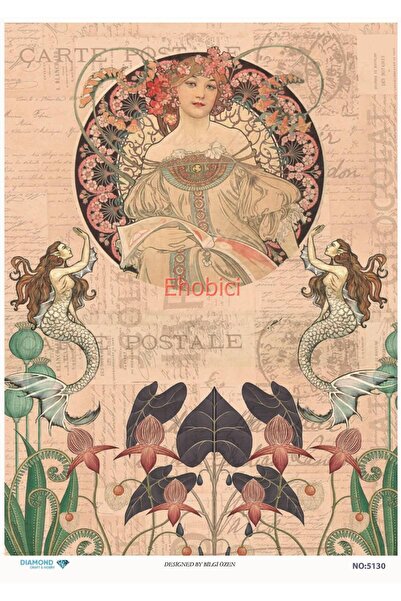 ehobici ورق ديكور نحاسي ماسي - 5130