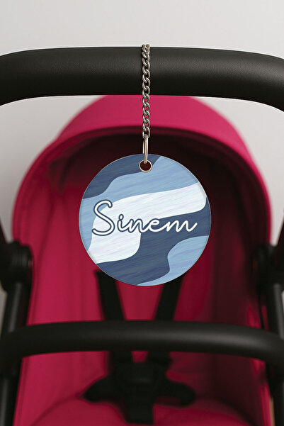 Cekuonline زخرفة مطبوعة من البليكسي للعربة مع حزام - 10×10 سم موديل 20