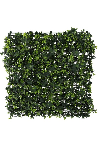 SERSIMO Panou decorativ artificial 50x50 cm, montare pe perete sau gard, iederă, interior/exterior