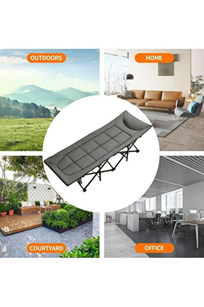 Generic 190x71x36cm Foldable Sofa and Bed with Iron Base and High Quality Oxford Cloth