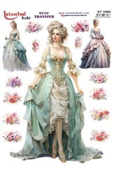 İstanbul Hobi ورق نقل مائي 25×35 سم ST-1683