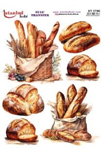 İstanbul Hobi ورق نقل مائي 25×35 سم ST-1765