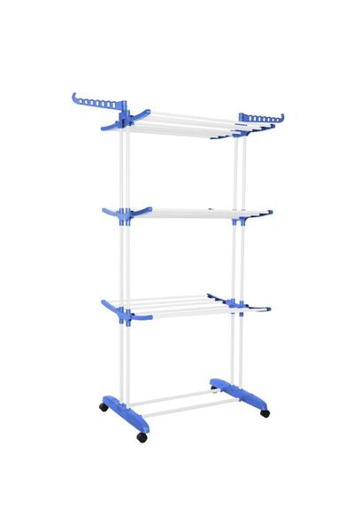 Stef's Cat Uscator Vertical pentru Rufe, Mobil si Pliabil, cu Doua Umerase, 7...