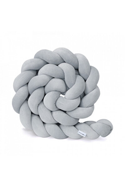 Sparrow Protectie impletita pentru patut copii, din bumbac catifelat, Sparrow...