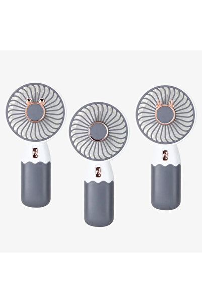 Genel Markalar ALLY ZB088 Ev Ofis için Masaüstü Standlı USB Şarjlı El Fanı-(5775)