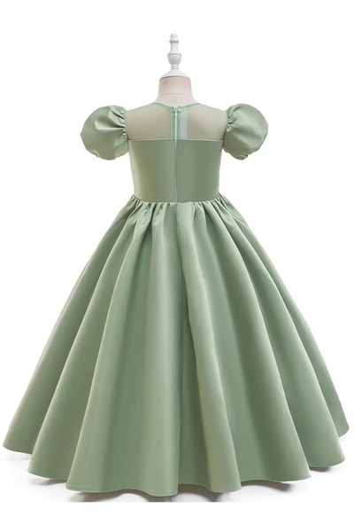 LILYMOON Kız Çocuk Prenses Abiye Elbise – Özel Gün ve Parti Kıyafeti-Tarlatanlı