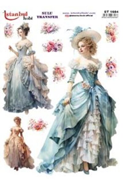 İstanbul Hobi ورق نقل مائي 25x35 سم ST-1684