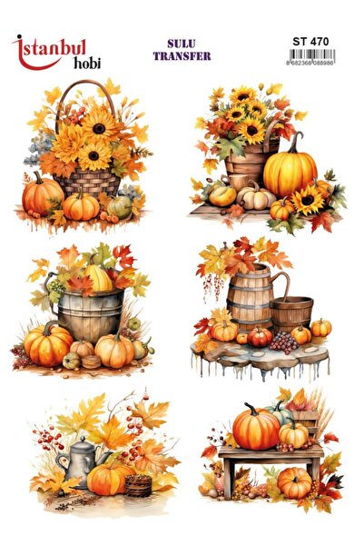 İstanbul Hobi ورق نقل مائي 25×35 سم ST-470