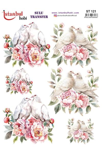 İstanbul Hobi ورق نقل مائي 25×35 سم ST-121