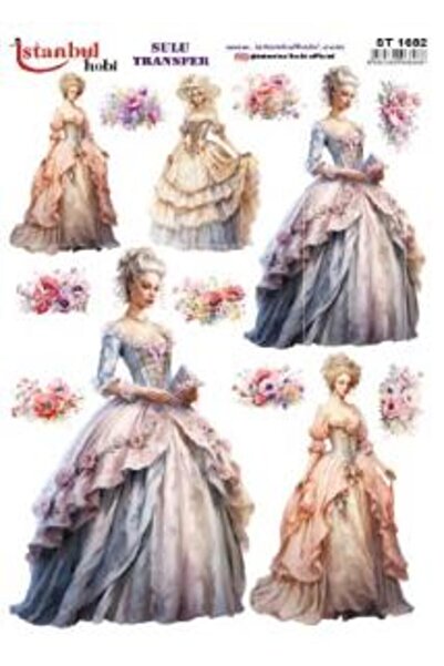 İstanbul Hobi ورق نقل مائي 25×35 سم ST-1682