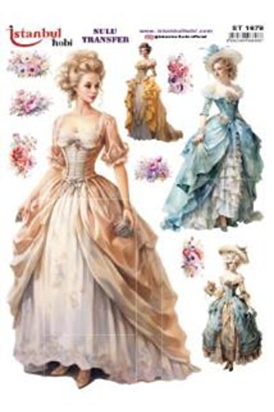 İstanbul Hobi ورق نقل مائي 25x35 سم ST-1679