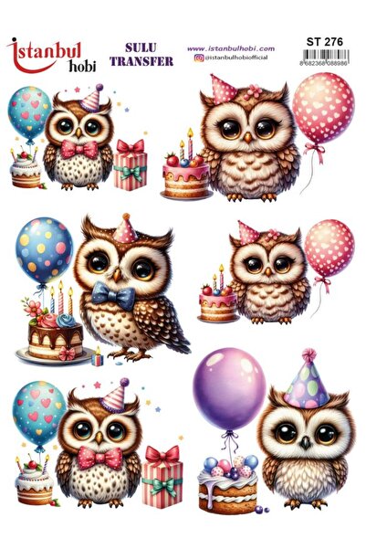 İstanbul Hobi ورق نقل مائي 25×35 سم ST-276