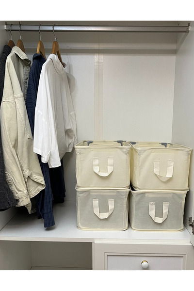 Handyol 3 τεμάχια Αναδιπλούμενος οργανωτής ραφιών με ατσάλινο πλαίσιο 25x45x20cm Οργανωτής ντουλάπας Tela