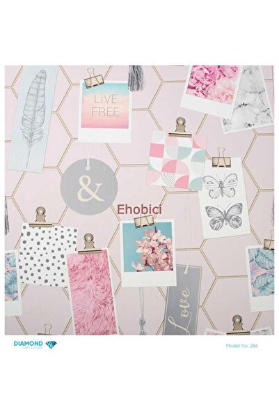 ehobici ورق ديكور نحاسي ماسي - 286 - 30x30