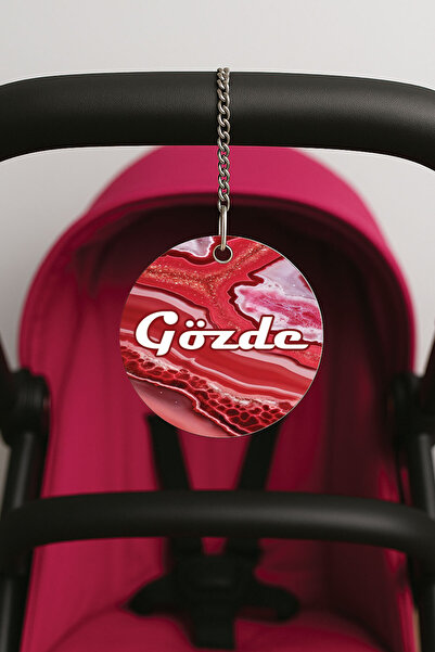 Cekuonline زخرفة مطبوعة على شكل حزام من البليكسي لعربة الأطفال - 10×10 سم مود...