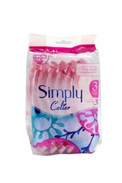 simply colier مجموعة شفرات حلاقة سيمبلي كولير مكونة من 8+4 قطع