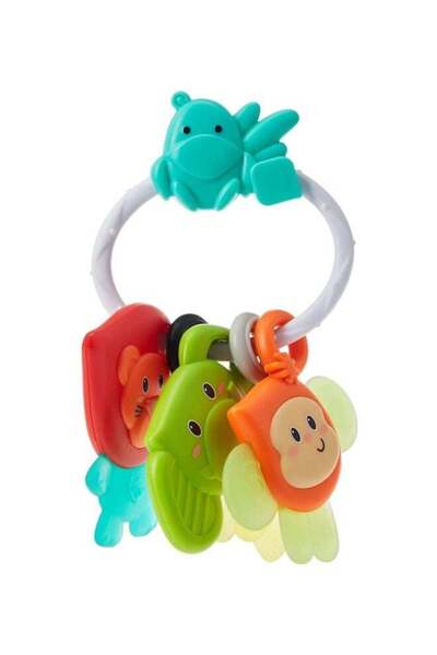 Infantino Safari Teething Pals - Multicolor, 0+ Months